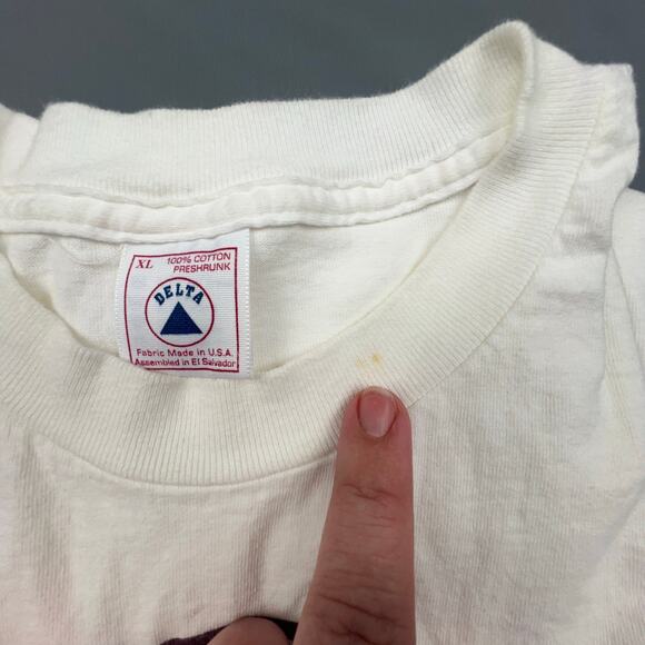 Vintage Grandpa Tee XL Delta 90s Christian Verse Shirt USA Made Funny - Picture 7 of 11